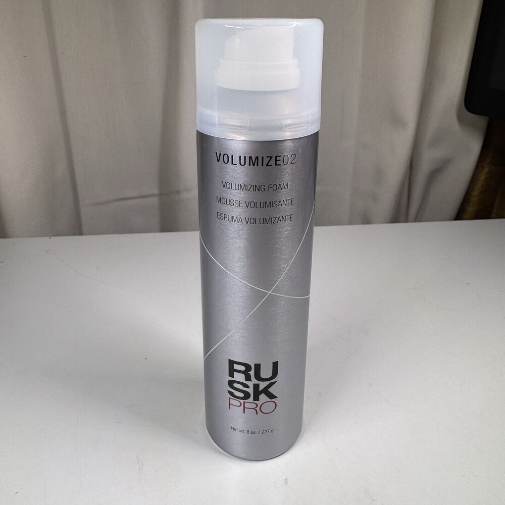 RUSK PRO Volumize 02 Volumizing Foam 8 Oz Hair Mousse New